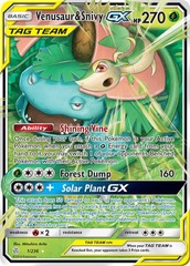 Venusaur & Snivy GX - 1/236 - Cosmic Eclipse